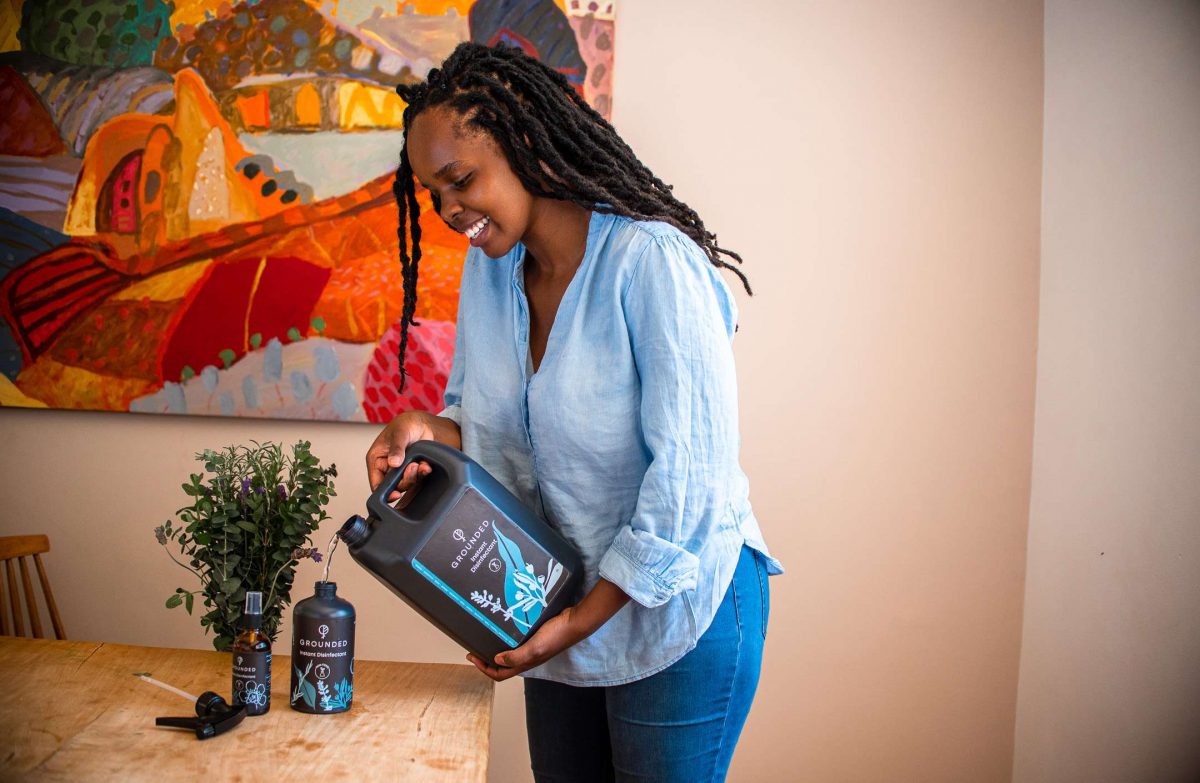 Grounded instant disinfectant 3